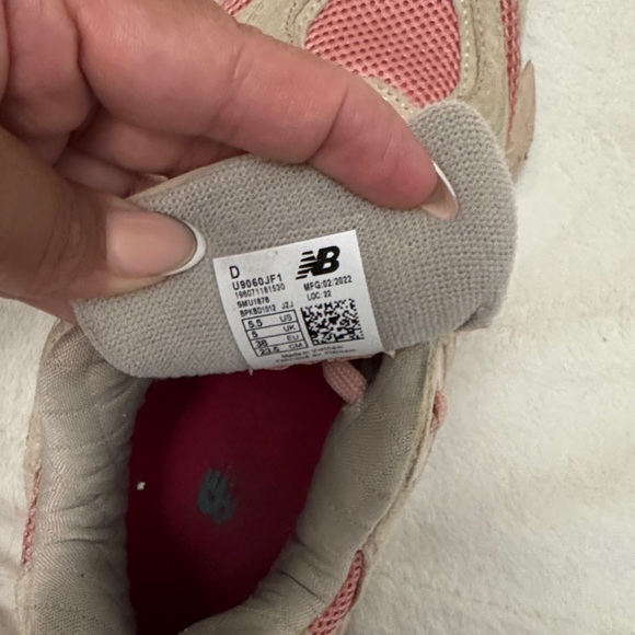 New Balance Tan and Pink Athletic Shoes - Picture 3 of 5